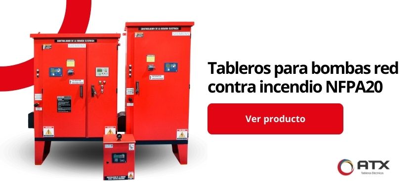 Tableros para red contra incendio NFPA 20