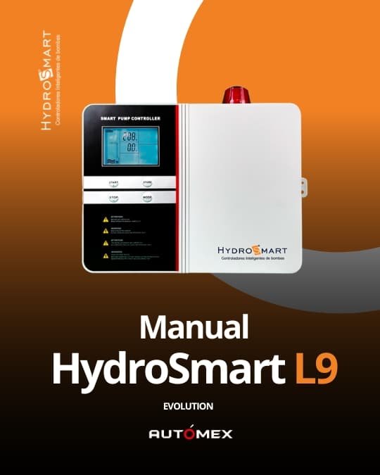 Descargue el manual de operaciones del Hydrosmart L9 EVOLUTION en PDF. Incluye instrucciones detalladas para instalación, configuración y mantenimiento.