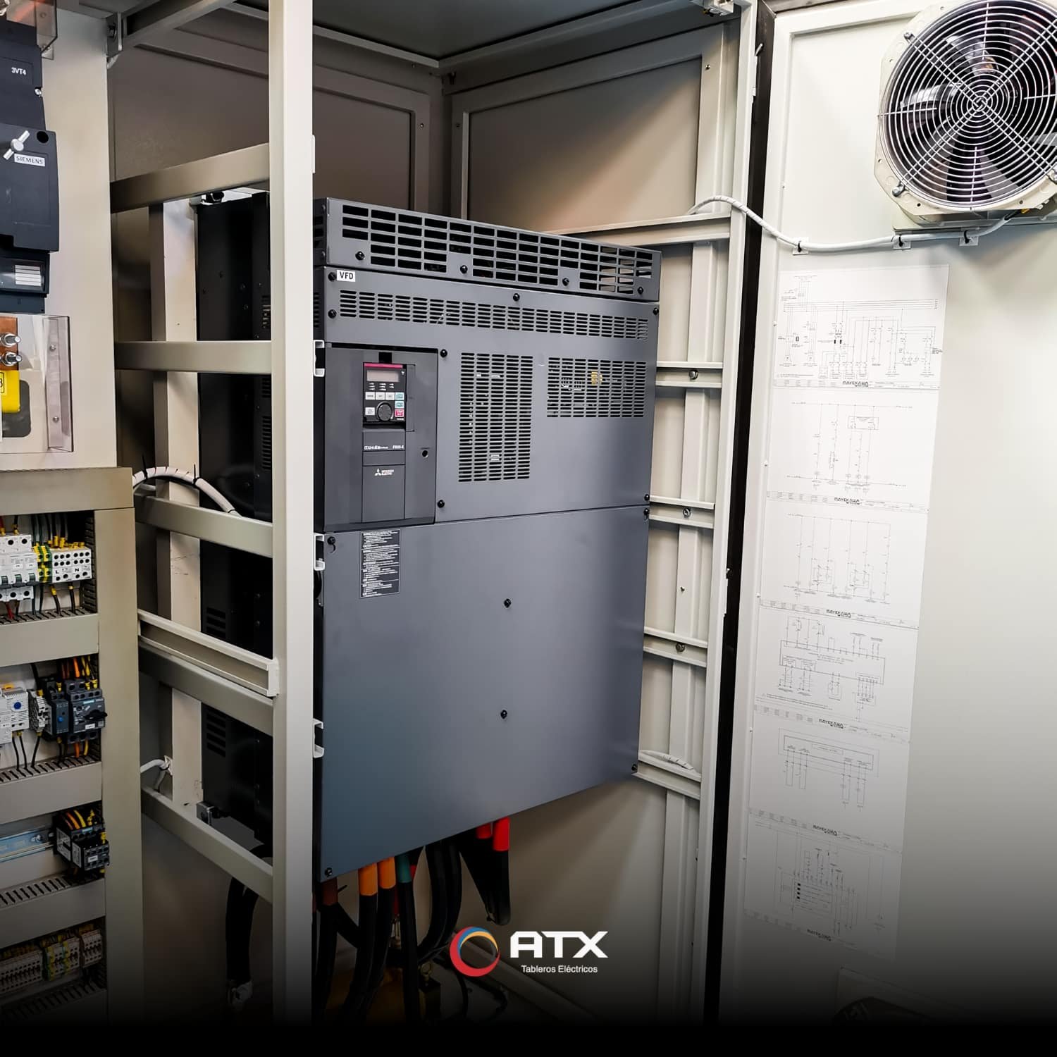 Tableros ATX de potencia compresores