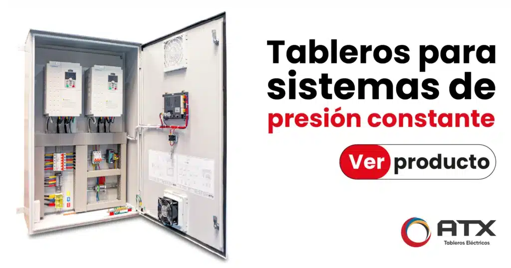 Tableros para sistemas de presión constante