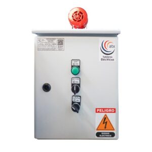 Tablero ATX Arranque Directo | Aguas Negras / Eyectores | Una Bomba | 0.75 Hp | 220 Vac | Monofásico | ATX1B0.752DEM