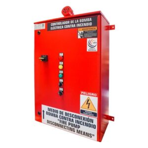 Tablero ATX Red Contra Incendio Nacional | Arrancador Estrella Triángulo | Una bomba | 50 Hp | 220 Vac | Trifásico | NTC2050 | ATX1ECI502ET