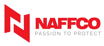 NAFFCO logo with a red stylized N emblem and bold red wordmark, plus the gray slogan 'PASSION TO PROTECT'