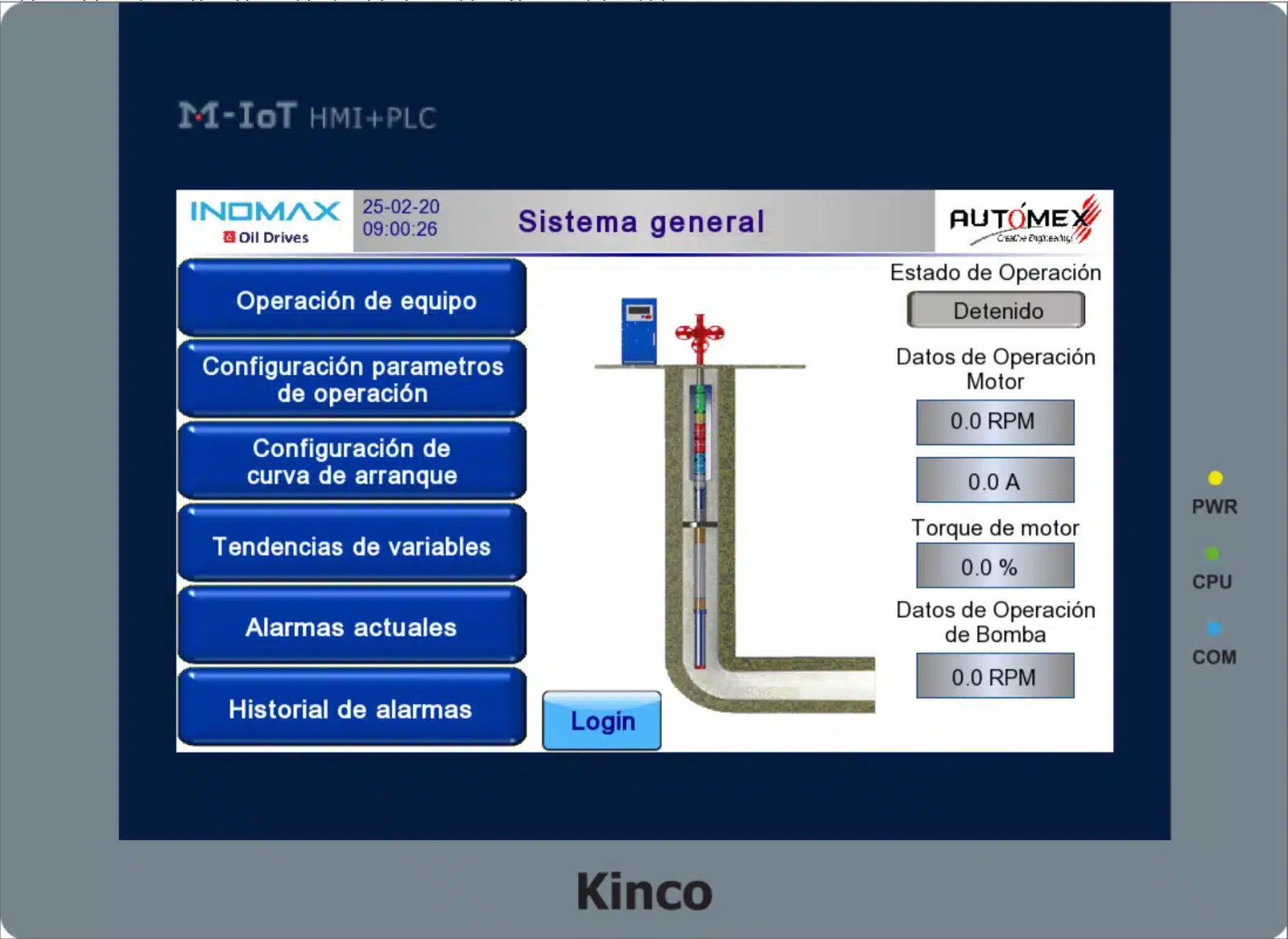 Controlador ATX Master — Pantalla 4